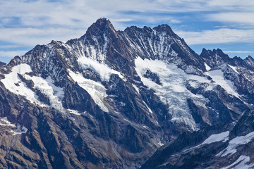 Obraz premium Snow mountain tops. Alps. Switzerland.
