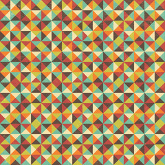 Seamless Geometric Triangle Square Background