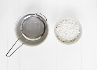 Flour to be sifted