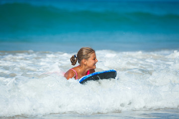 Summer vacation - surfer girl.