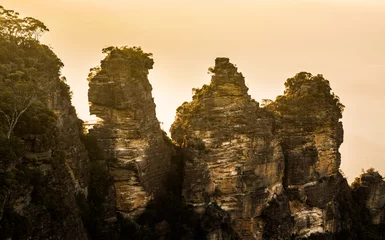 Deurstickers Three Sisters Sunrise from Echo Point in Blue Mountains Australia