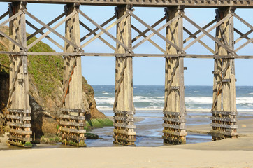Fototapeta premium Pudding Creek Trestle