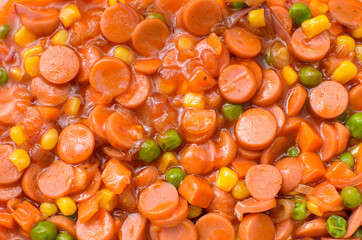 pork sausage chili sauce for spaghetti