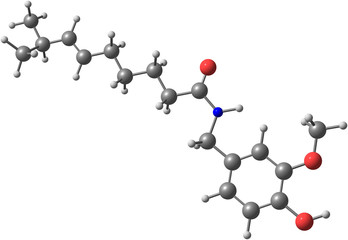 Capsaicin molecular structure