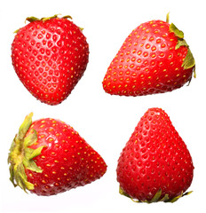 Strawberry  Fruit Collections, isolated