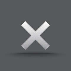 Obraz premium Vector of transparent false icon on isolated background