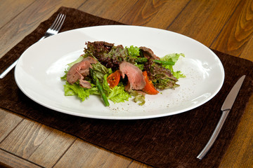 Food in the restaurant