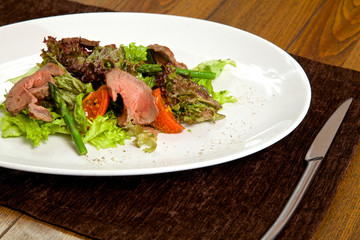 Food in the restaurant