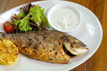 Food in the restaurant