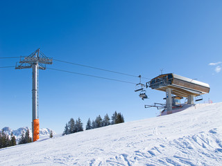 Winter in the alps