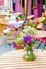 bouquet on the table