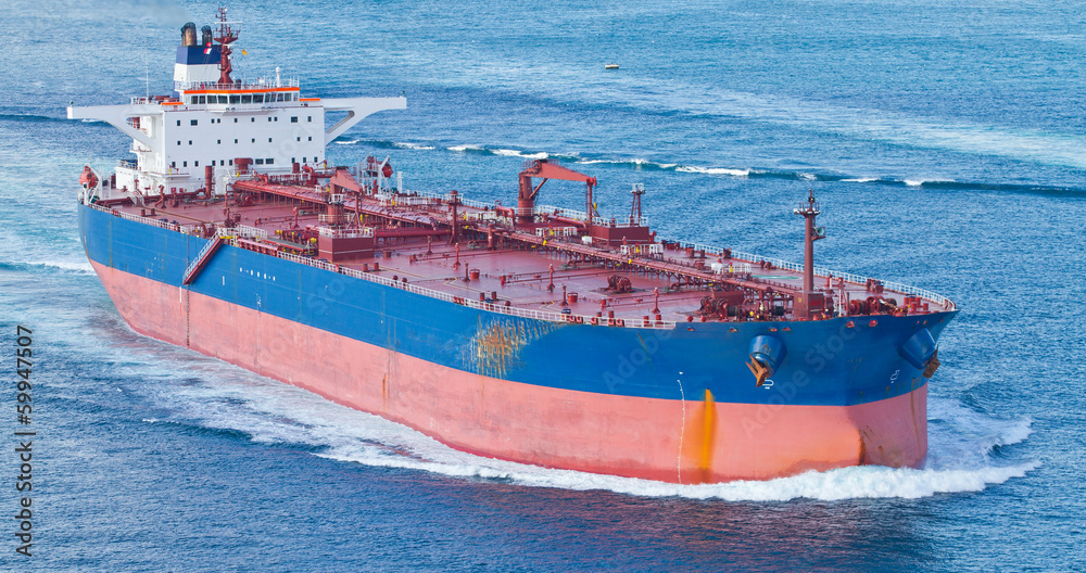 Wall mural Tanker Ship