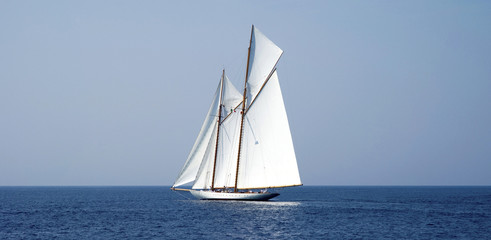 Sailboat on sea