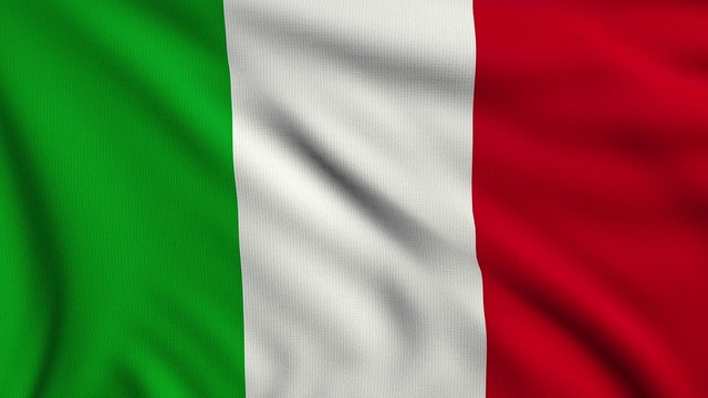 Flag of Italy looping