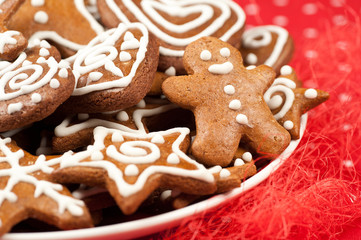 Christmas gingerbread cookies