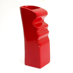 rote Vase