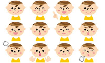 赤ちゃんの表情