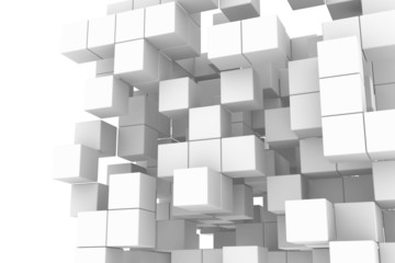 White cube structure
