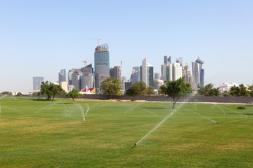 Green Doha. Qatar, Middle East