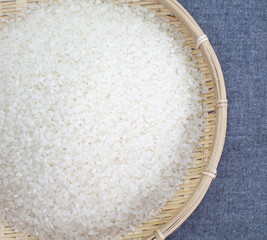 white rice cereal food