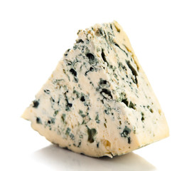 Wedge of gourmet cheese