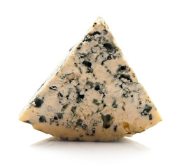 Wedge of gourmet cheese