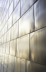 Titanium metal wall