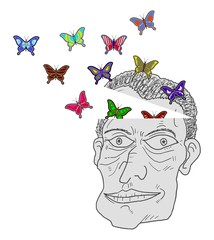Imagination butterflies