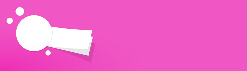 Web banner with tag