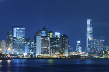 Obraz premium Victoria Harbor og Hong Kong