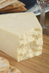 Wensleydale a traditional British cheese made in Yorkshire