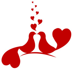 Valentine birds