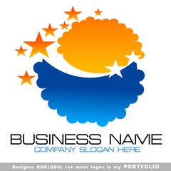 abstract, business, logo, emblem, vector