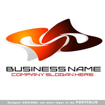 abstract, business, logo, emblem, vector