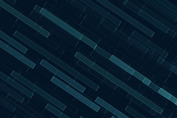 Abstract data stream matrix like background