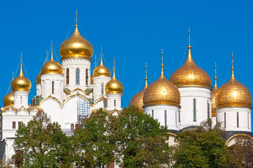 Fototapeta na wymiar Moscow Kremlin Cathedrals