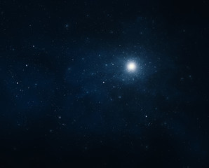 Fototapeta na wymiar Space background - night sky star