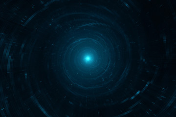 Time and space travel concept abstract background