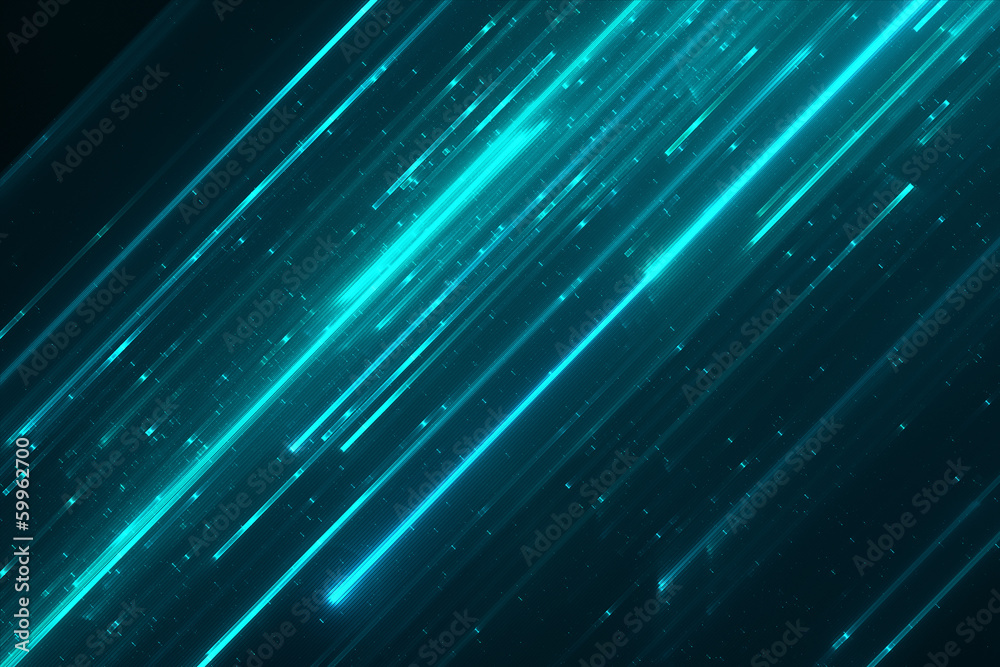 Wall mural abstract data stream matrix like background