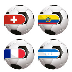 Obraz premium World Cup football group E