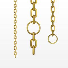 Obraz premium Vector Gold Chain