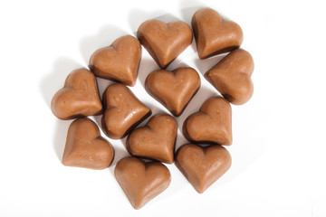 Chocolates hearts