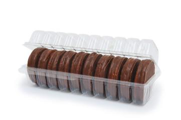 cookies isolated on white background.