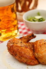 chicken with beer