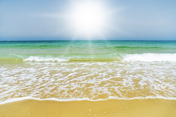 waves on the surface of the ocean