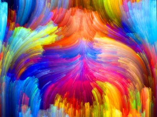 Selbstklebende Fototapeten Realms of Color © agsandrew