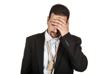 Suicidal businessman