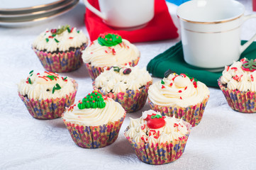 christmas cupcakes