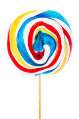 Lollipop isolated on white background