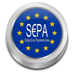 SEPA - Single Euro Payments Area - Button